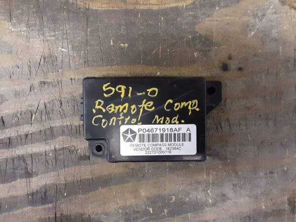 Dodge Caravan Remote Compass Control Module