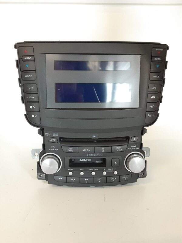 Acura Tl Radio Equipment Receiver W/ Temp Info Display