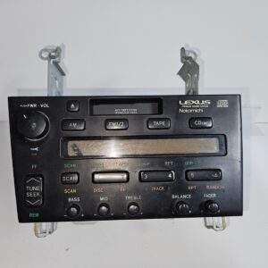 1993-1997 LEXUS GS300 RADIO RECEIVER STEREO CASSETTE PLAYER OEM, 86120-3A280