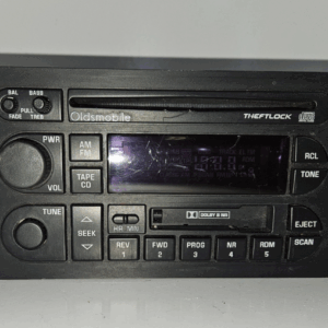 95 OLDSMOBILE AURORA AM FM RADIO W/ CASSETTE PLAYER UNIT MODULE OEM, 638-00970